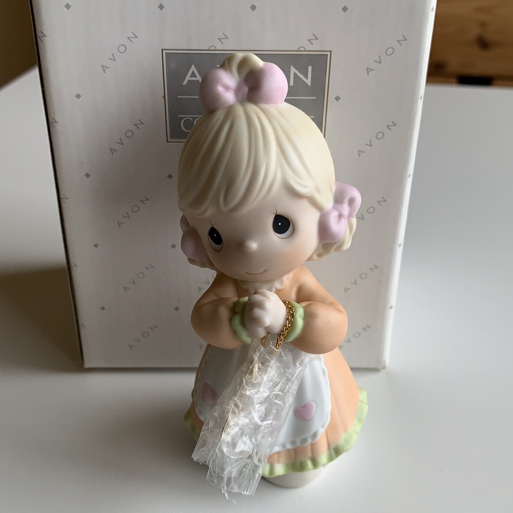 NIB Enesco Precious Moments “Love is the Key” 1998 20th Anniversary Special Ed. - Picture 2 of 6